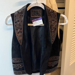 Ralph Lauren suede western vest